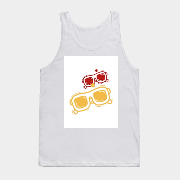 Bumble Glass Tank Top by Incbuss Creative